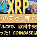 リップルXRPコイン展望：CoinbaseはXRPに関するこの衝撃的なニュースを公開しました！リップルCEO、欧州中央銀行総裁に会った！ 世界中の天才を育てるXRP！（SECリップルサラネットバーン）