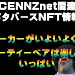 CENNZnet関連メタバースNFT情報　シーカーがいよいよくる　　パーティーベアは楽しみいっぱい　　　　仮想通貨(CENNZ　Jasmy　PLUG)で億り人を目指す!近未来戦士ヒロミの暗号通貨ライフ