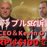 XRP CEOで億万長者 Kevin O’Leary: XRPは$100です！リップルSEC訴訟、最終判決はどんな姿だろうか？ XRP基軸通話になる！（リップルSEC、リップルSEC訴訟、リップル訴訟